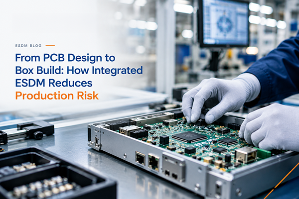 From PCB Design to Box Build: How Integrated ESDM Reduces Production Risk