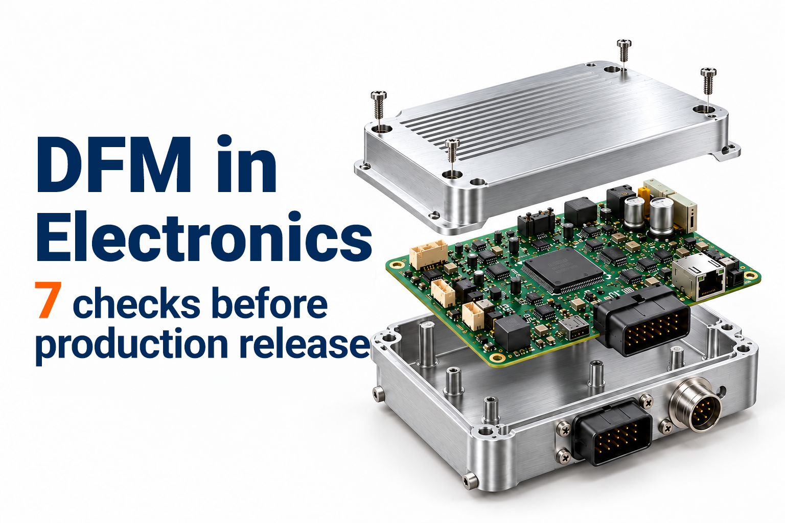 DFM in Electronics: 7 checks before production release